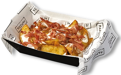 Our Best Seller. Irresistible fries with melted cheese and crispy bacon.