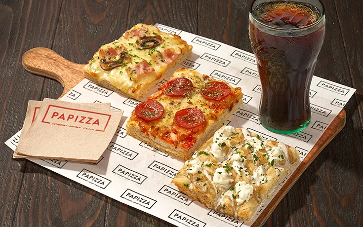 Pizza by the slice, slice up your life!